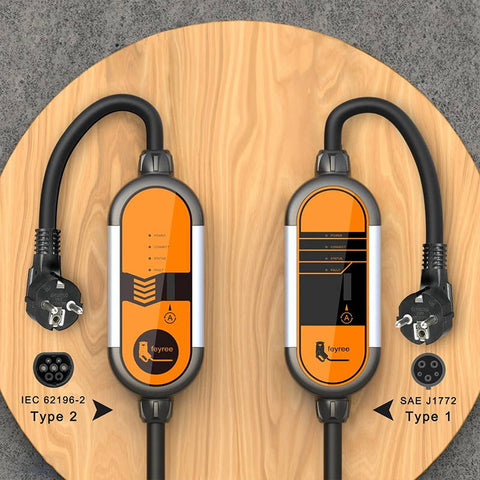 3X  Premium Type 2 Portable EV Charger for Electric Cars