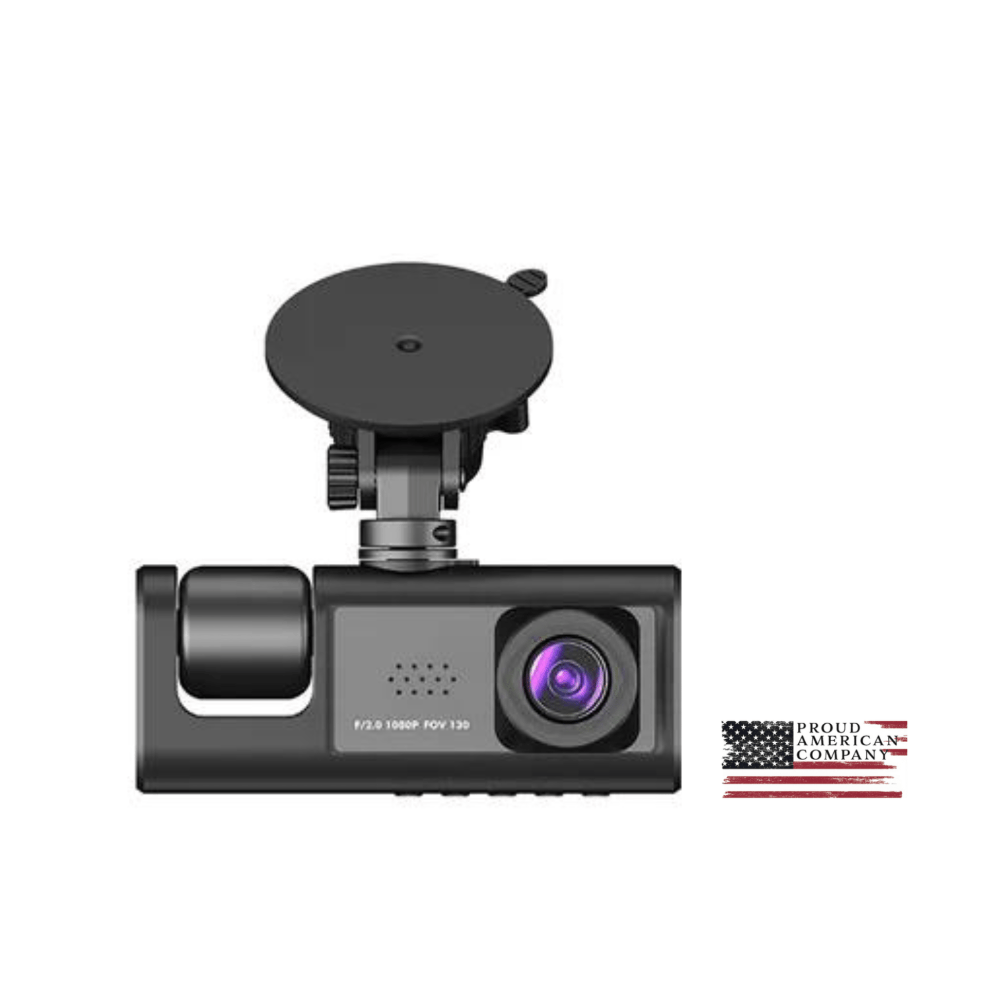 1x Channel Car DVR HD 1080P 3 - Lens Inside Vehicle Dash Cam - Visionner