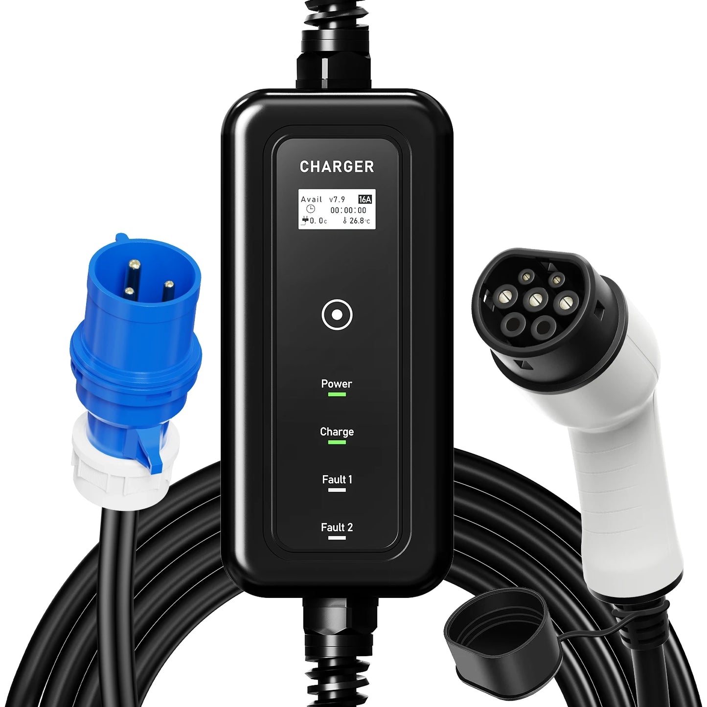 32A Portable EV Charger Type2