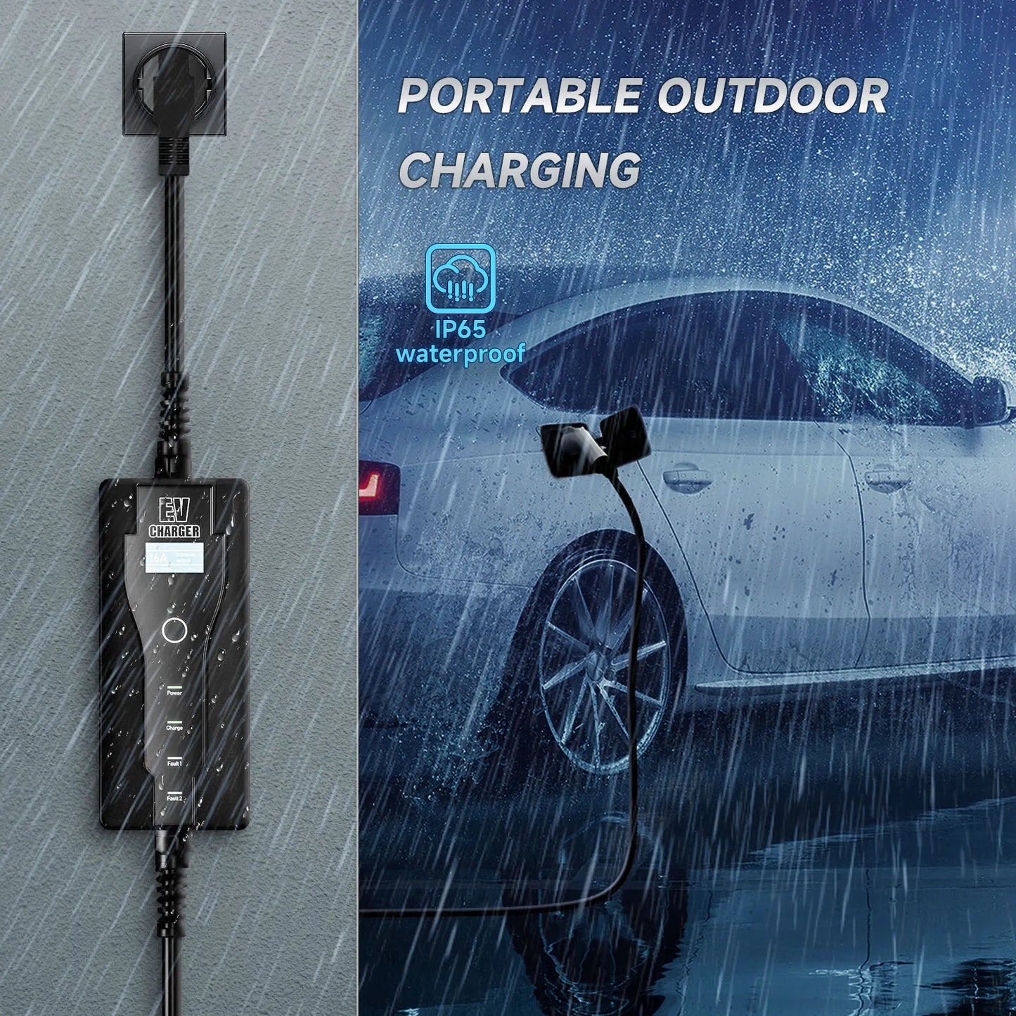 11KW 16A EV Portable Charger