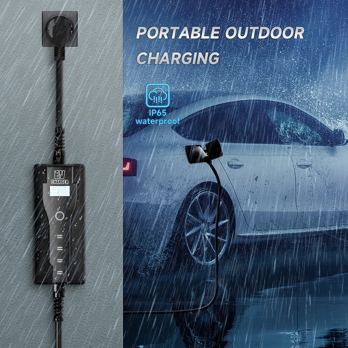 3.5KW Portable EV Charger