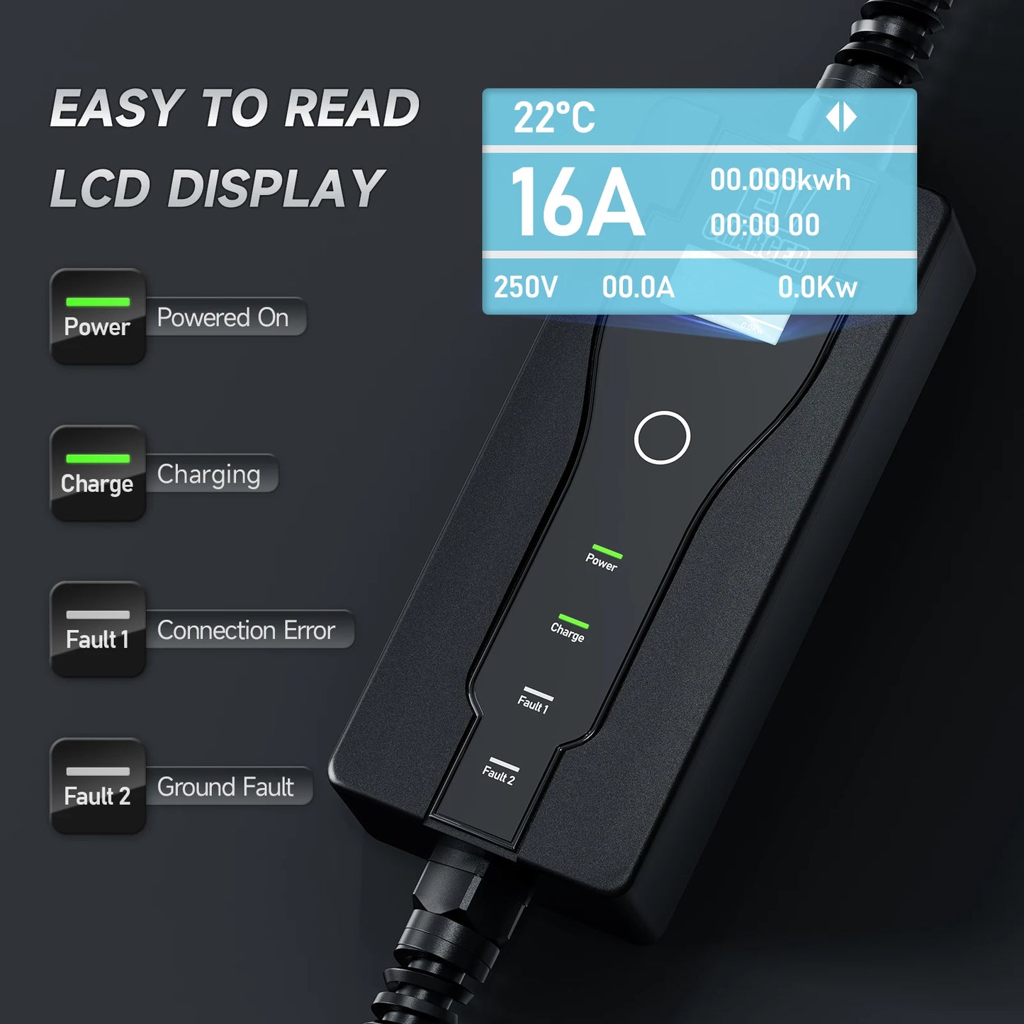 3.5KW Portable EV Charger