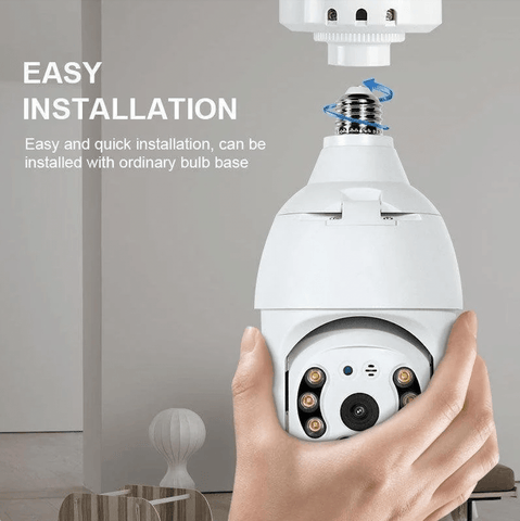 Wireless Wifi Light Bulb Security Camera X1 - Visionner