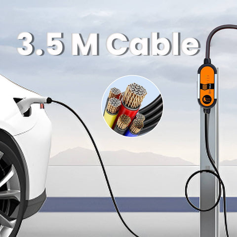 3X  Premium Type 2 Portable EV Charger for Electric Cars