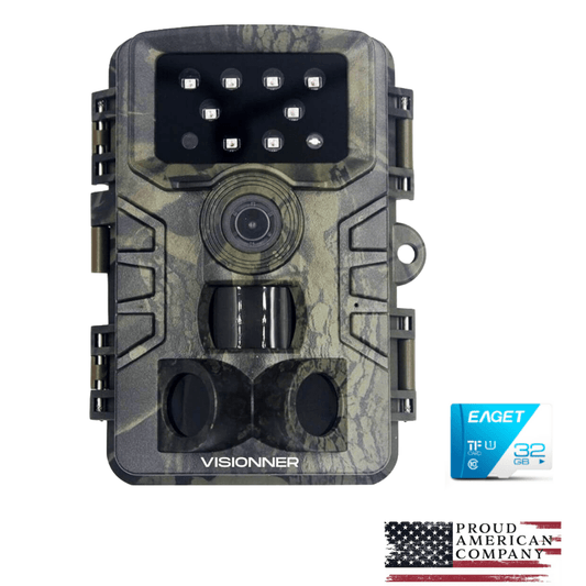 1x VISIONNER Hunting Trail Camera + 1 32GB TF/SD Card - Visionner