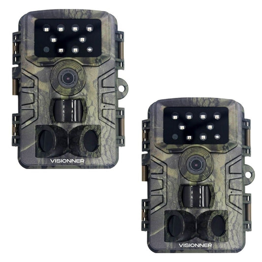 2x VISIONNER Hunting Trail Camera + 2x 32GB SD Card - Visionner