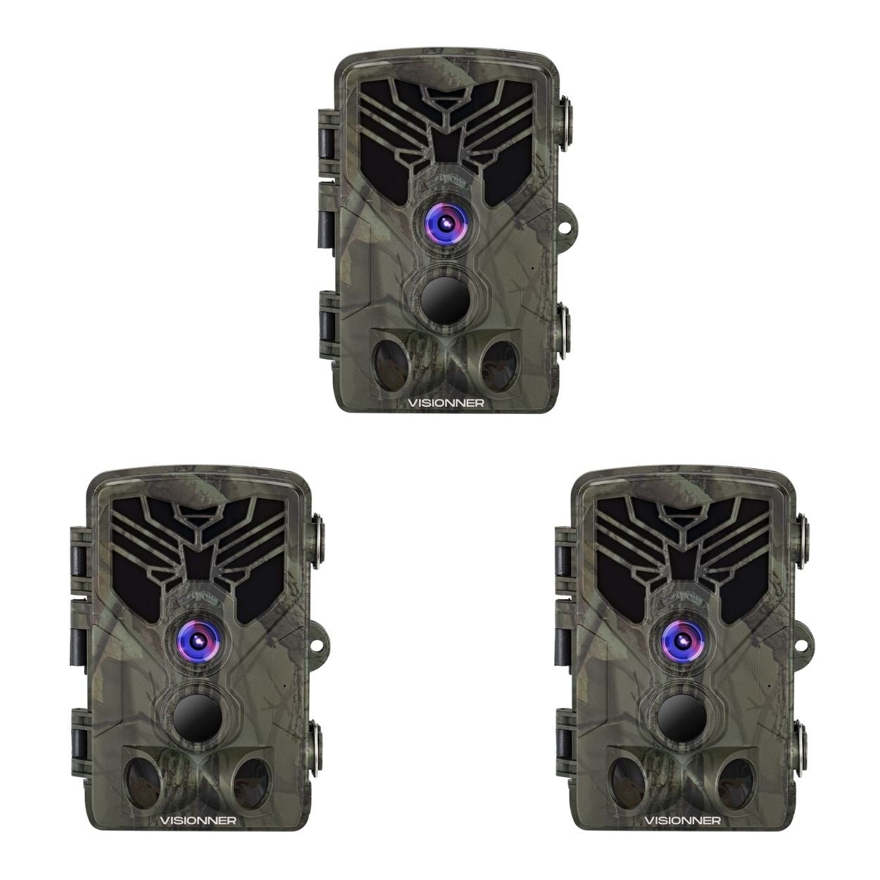 3x VISIONNER WIFI Trail Camera + 3x 32 GB TIF/SD Card - Visionner