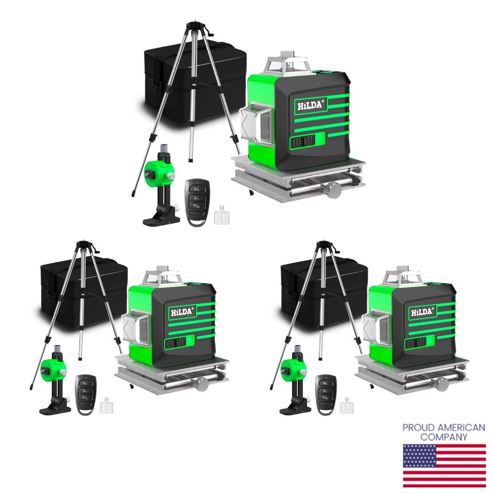 3x Visionner 4.0 Laser Level - Visionner