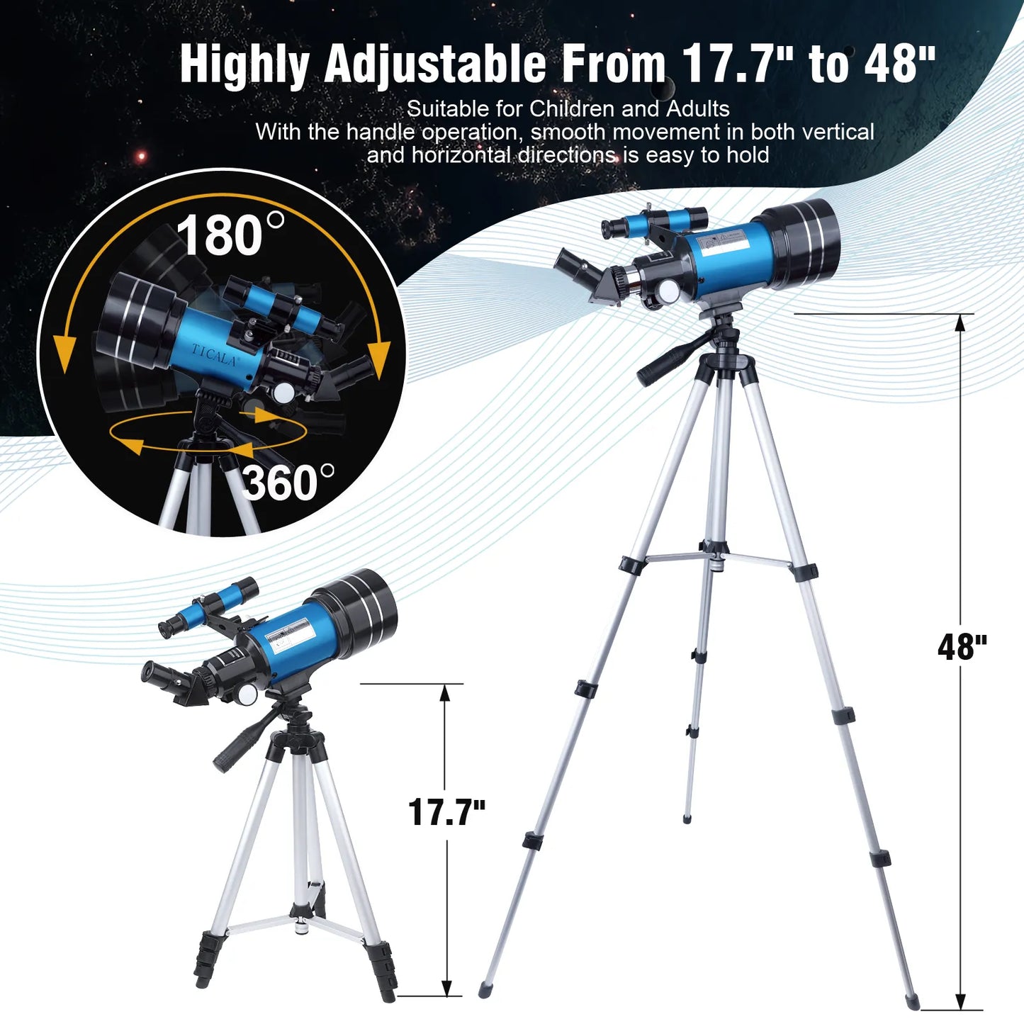 Astronomical Telescope 3x