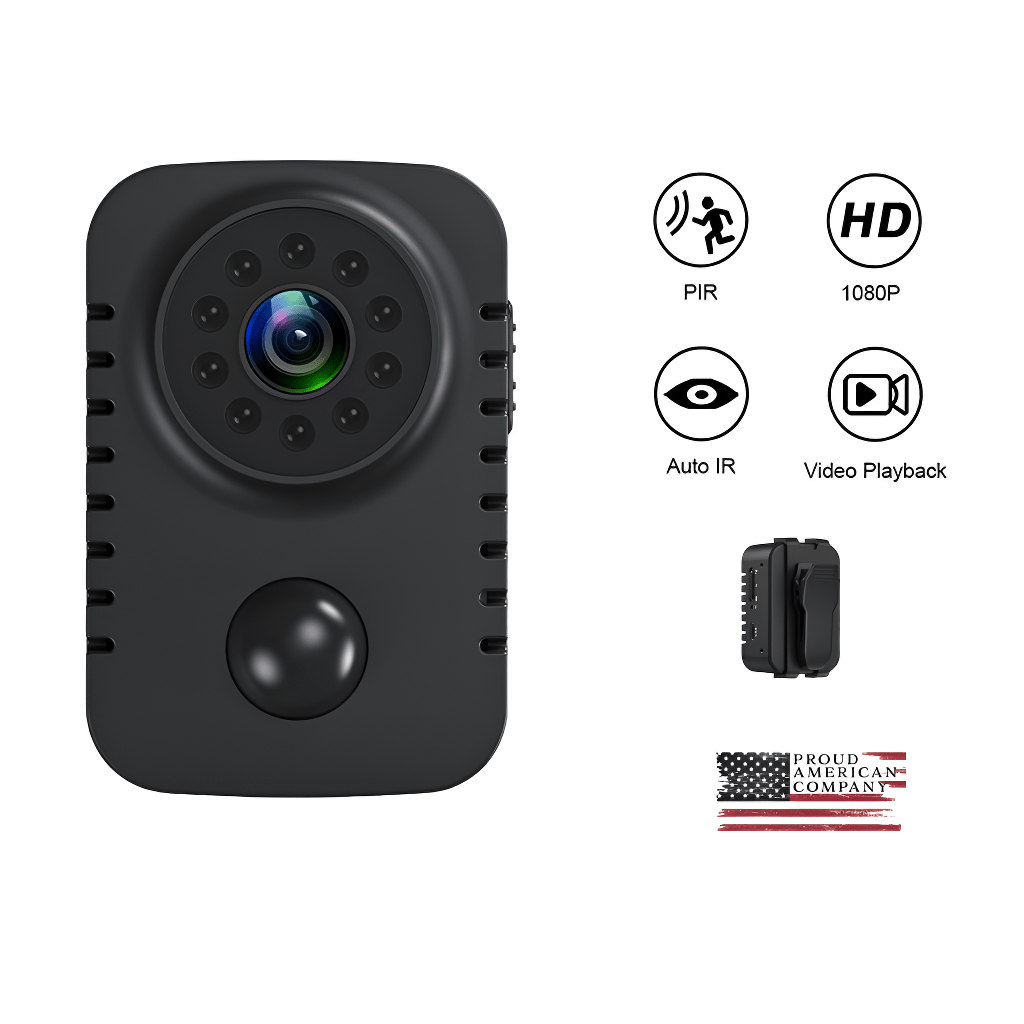 Mini Body Camera 1080P Full HD - Visionner