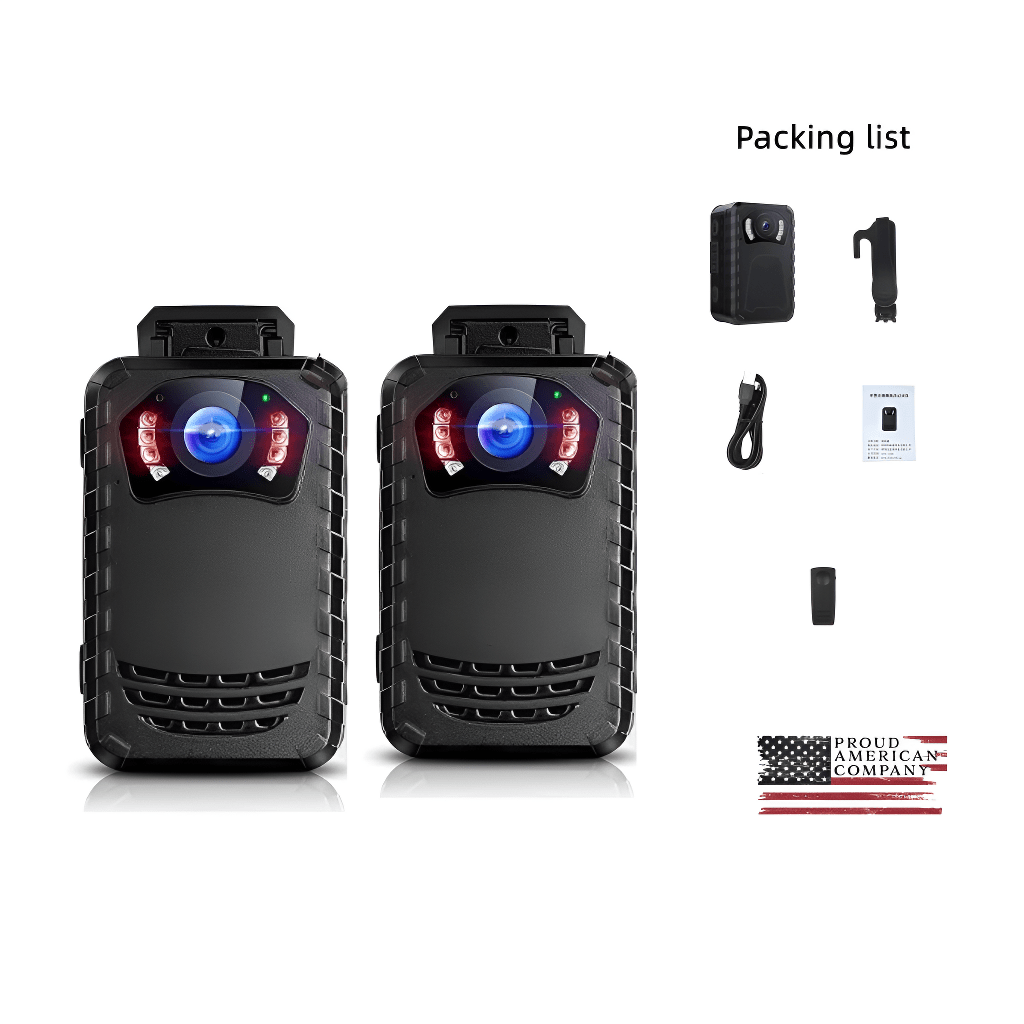 2x BOBLOV N9 Mini Body Camera Full HD - Visionner