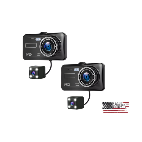 2x Front and Rear  CAR DVR Dash Cam