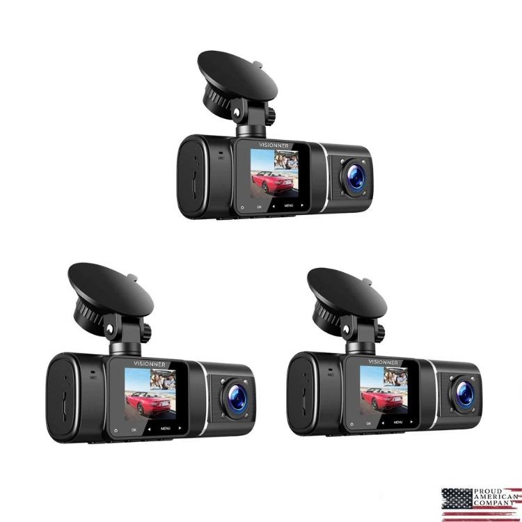 Visionner 4.0 Dual Dash Camera x3