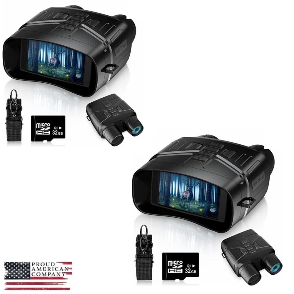 2x Visionner Night Vision Binocular Goggles