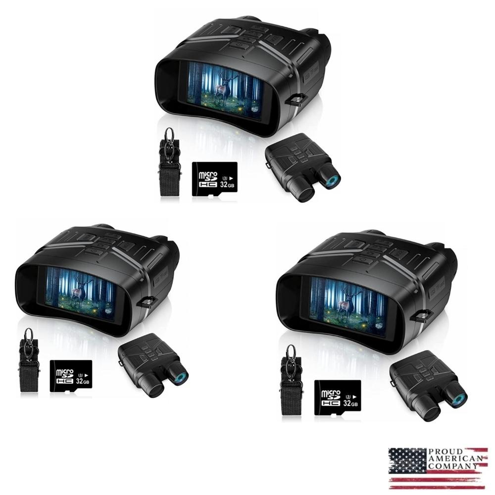 3x Visionner Night Vision Binocular Goggles